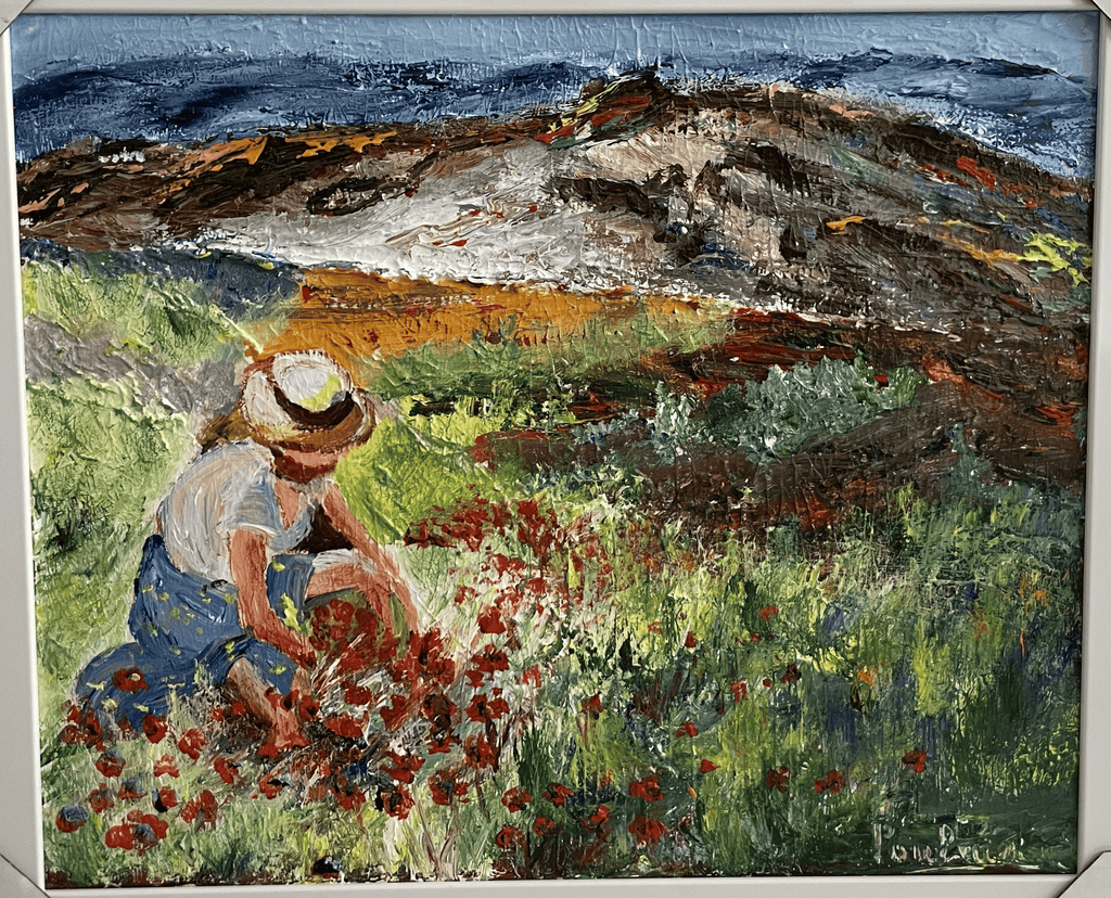 Ramassage de coquelicots
